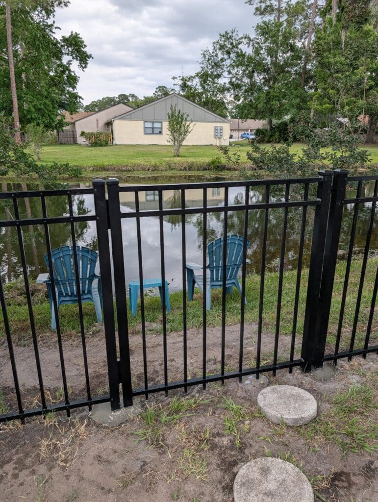 Aluminum fence services