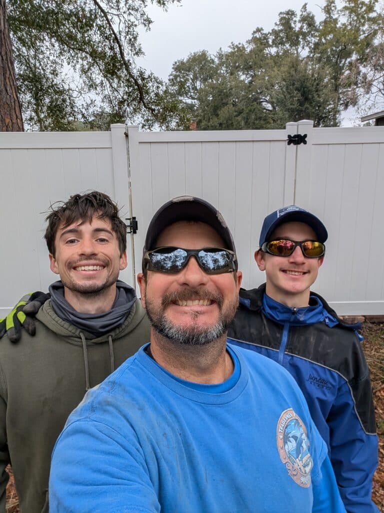 2 of the 4 Tradesmen Fencing and Founder